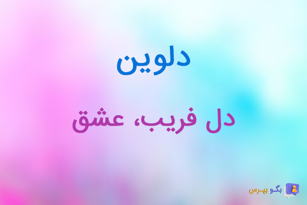 معنی اسم دلوین