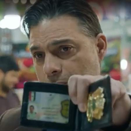 پیمان معادی از بازیگران سریال ازایل در نقش سرگرد شریفی